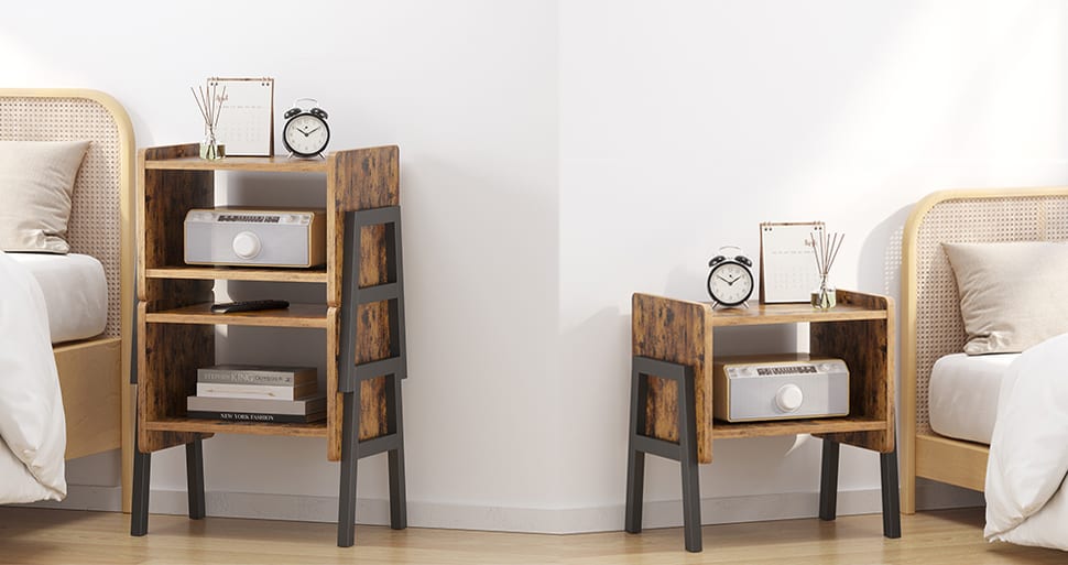 industrial end tables