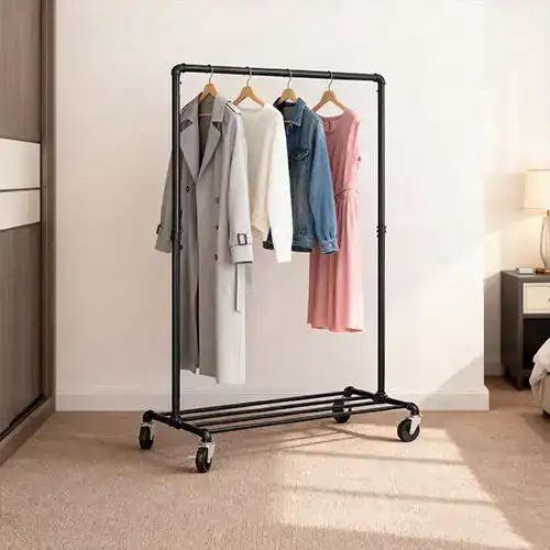 metal clothes rack