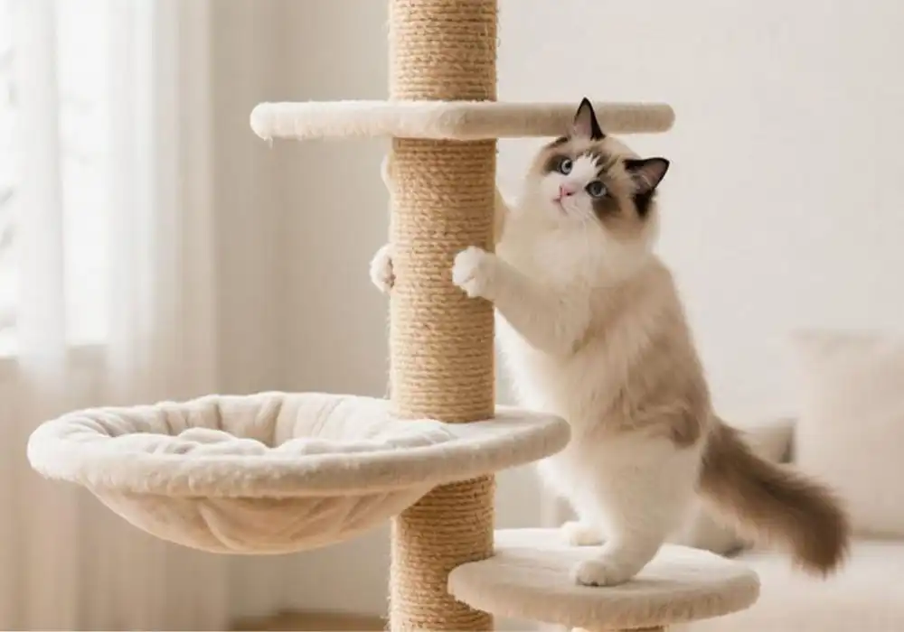 cat tree material