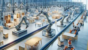 AI in flat-pack furniture manufacturing and product development